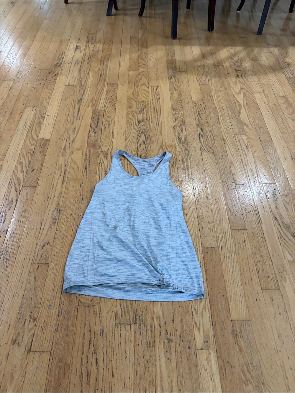Light Blue Racerback Tank Top - Women